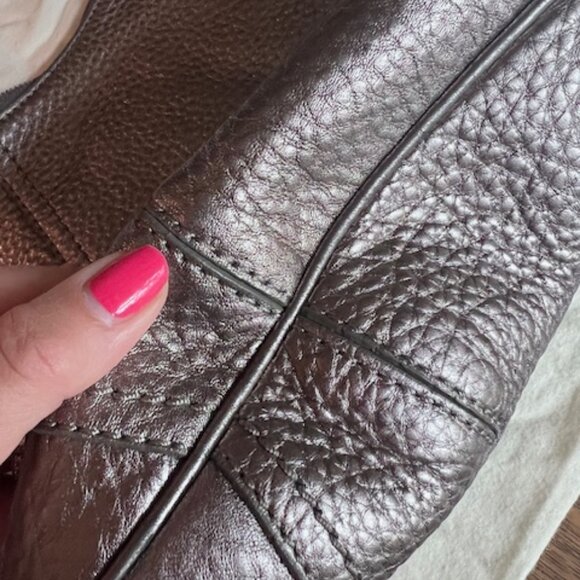 Cole Haan Gun Metal Hobo shoulder bag - Picture 4 of 9